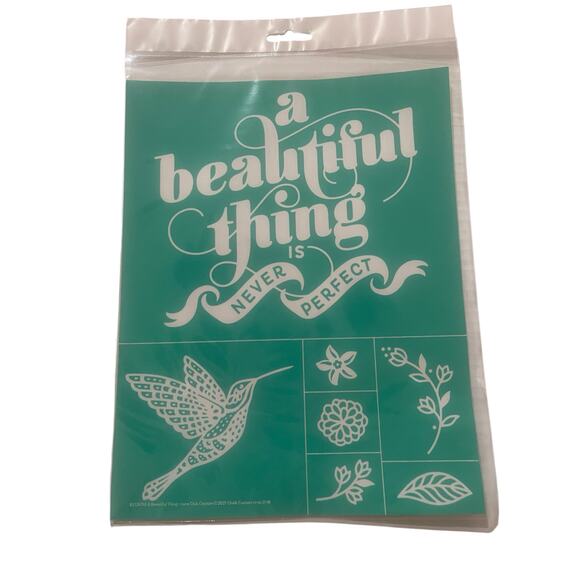 NWT 6 Chalk Couture 8.5 X11 Transfer Stencils - Picture 3 of 10